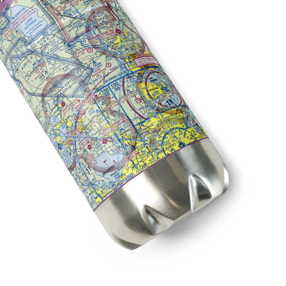 Bradshaw Tree Farm Airport (FL62) VFR Sectional Water Bottle 