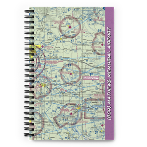 Mathews Memorial Airport (8C4) VFR Sectional Notebook