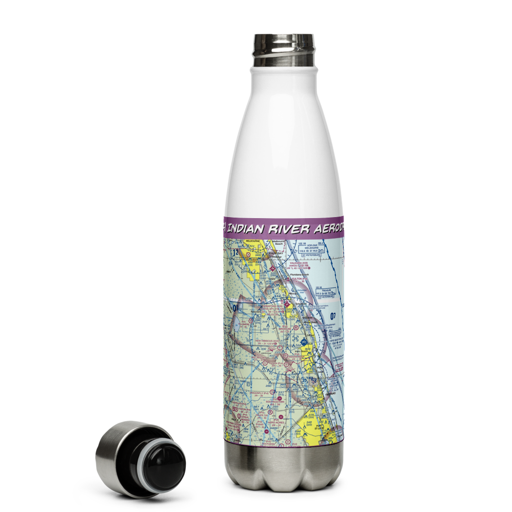 Indian River Aerodrome (FL74) VFR Sectional Water Bottle 