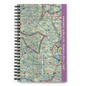 Hawthorne Feather Airpark (8B1) VFR Sectional Notebook