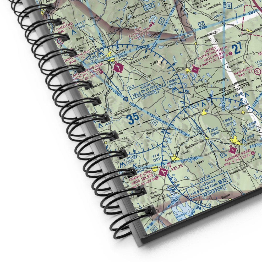 Hawthorne Feather Airpark (8B1) VFR Sectional Notebook 