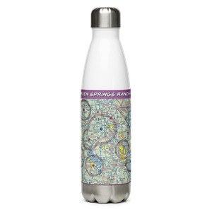 Seven Springs Ranch Airport (FL76) VFR Sectional Water Bottle