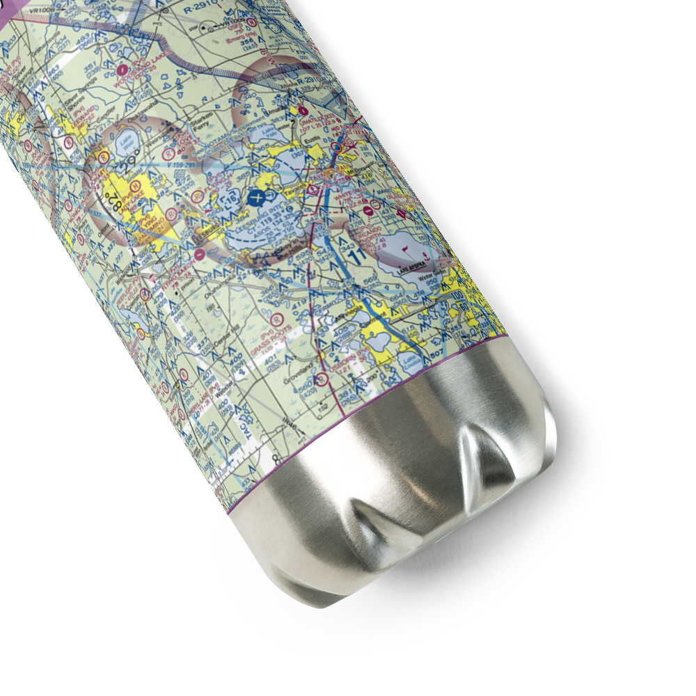 Flying-H Airport (FL99) VFR Sectional Water Bottle 