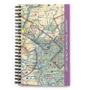 Quincy Municipal Airport (80T) VFR Sectional Notebook