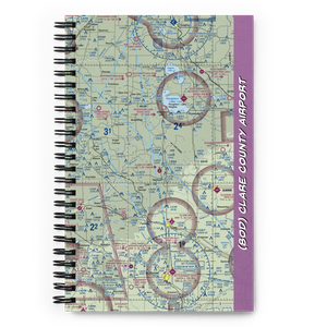 Clare County Airport (80D) VFR Sectional Notebook