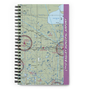 Bagley Municipal Airport (7Y4) VFR Sectional Notebook