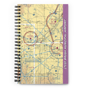 Brush Municipal Airport (7V5) VFR Sectional Notebook