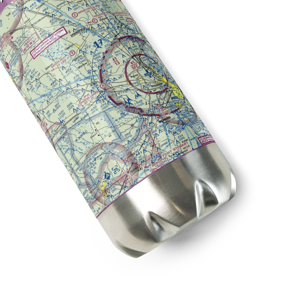 Cypress Lakes Airport (GA35) VFR Sectional Water Bottle 