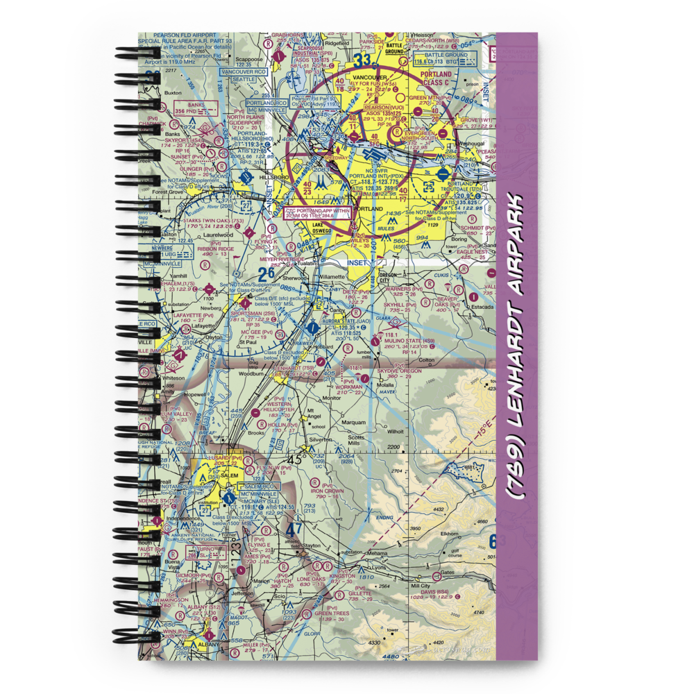 Lenhardt Airpark (7S9) VFR Sectional Notebook 