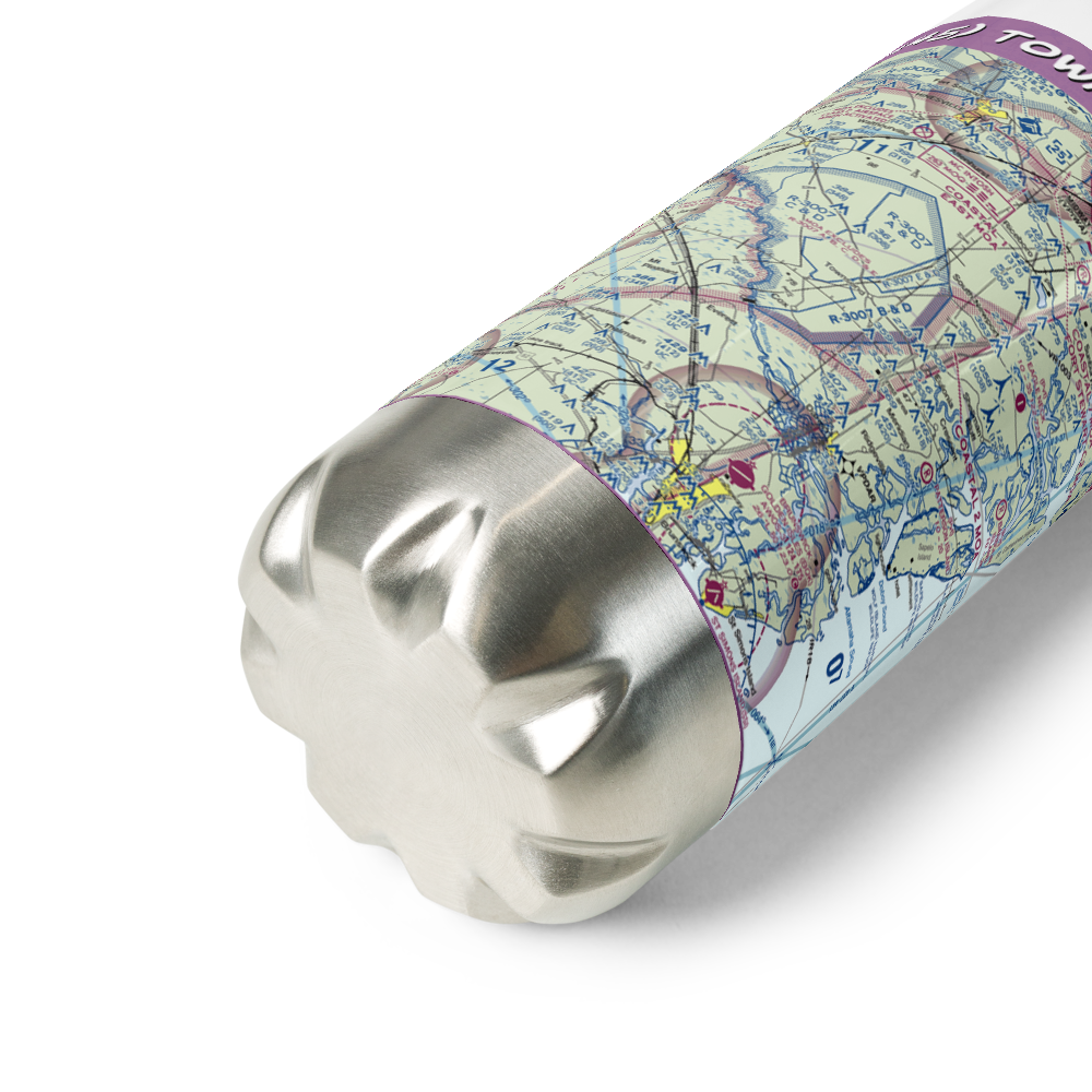 Townsend Air Strip (GA45) VFR Sectional Water Bottle 
