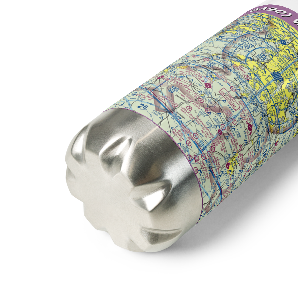 Walker Field (GA90) VFR Sectional Water Bottle 