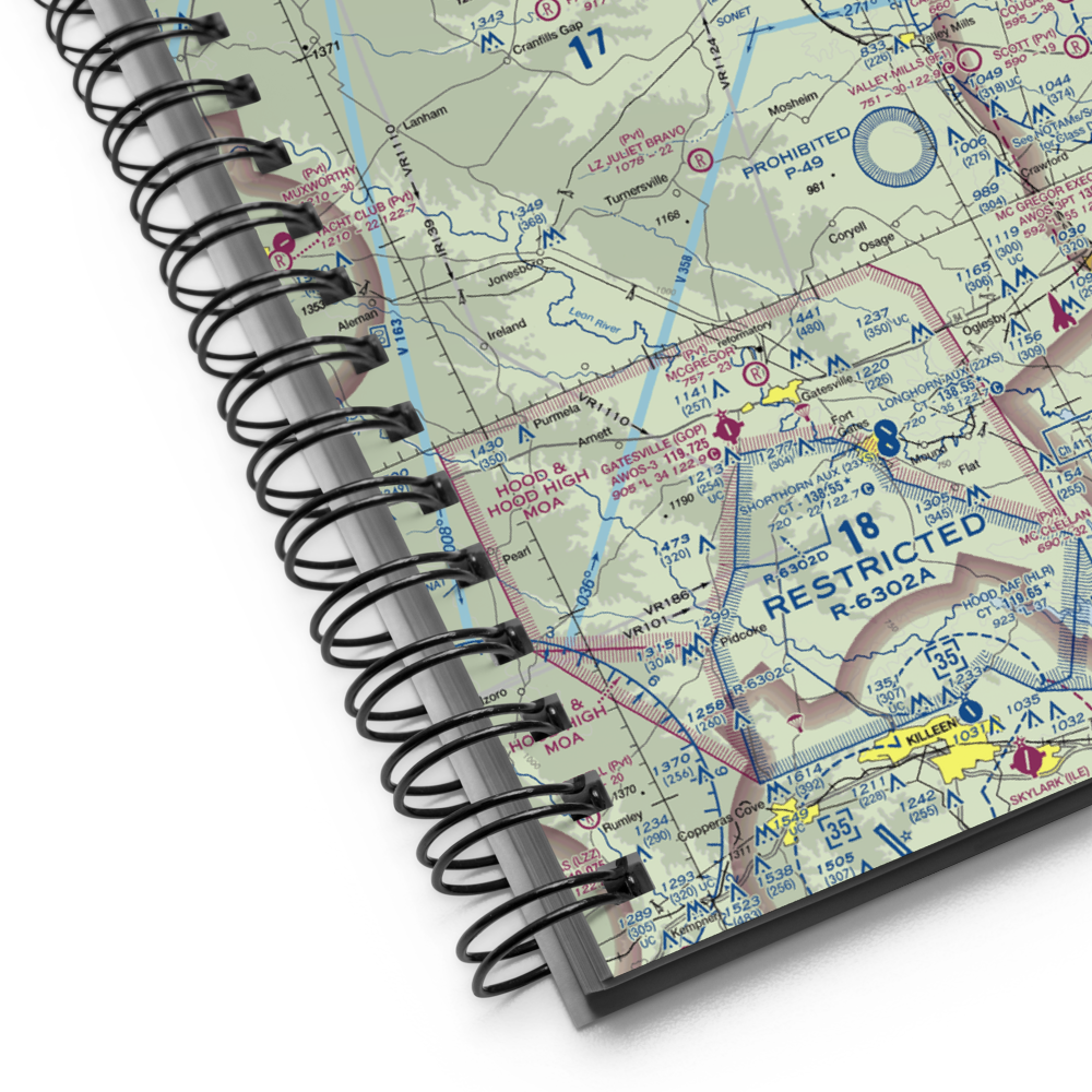 Clifton Municipal Isenhower Field (7F7) VFR Sectional Notebook 