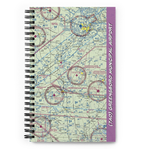 Greensboro Municipal Airport (7A0) VFR Sectional Notebook