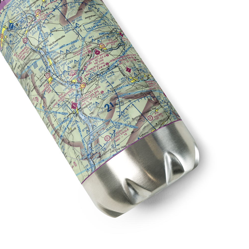 Sunbury Seaplane Base (H11) VFR Sectional Water Bottle 