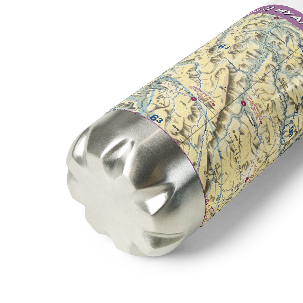 Hyampom Airport (H47) VFR Sectional Water Bottle 