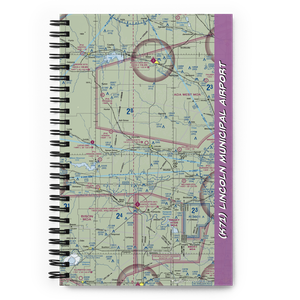 Lincoln Municipal Airport (K71) VFR Sectional Notebook