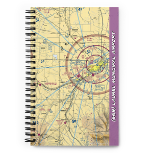 Laurel Municipal Airport (6S8) VFR Sectional Notebook