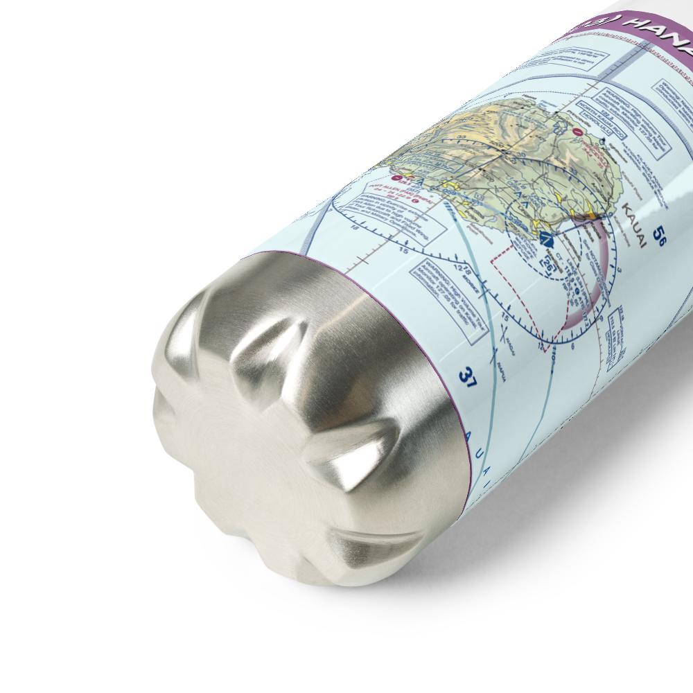 Hanamaulu Airstrip (HI03) VFR Sectional Water Bottle 