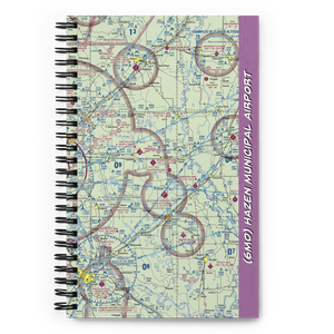 Hazen Municipal Airport (6M0) VFR Sectional Notebook