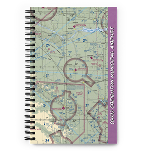 Creighton Municipal Airport (6K3) VFR Sectional Notebook