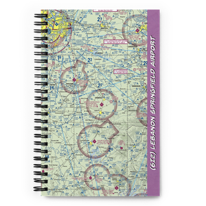 Lebanon Springfield Airport (6I2) VFR Sectional Notebook