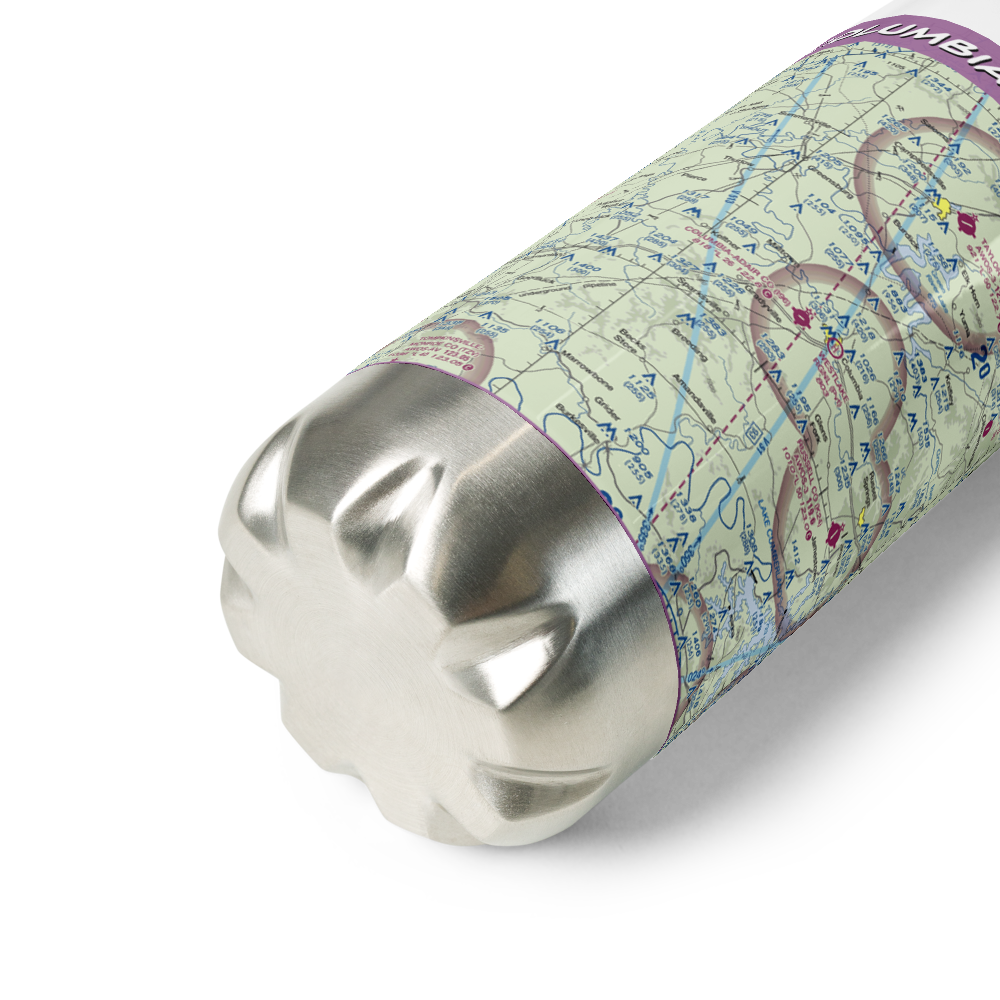 Columbia-Adair Co. Airport (I96) VFR Sectional Water Bottle 