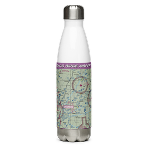 Ridge Airport (IA01) VFR Sectional Water Bottle