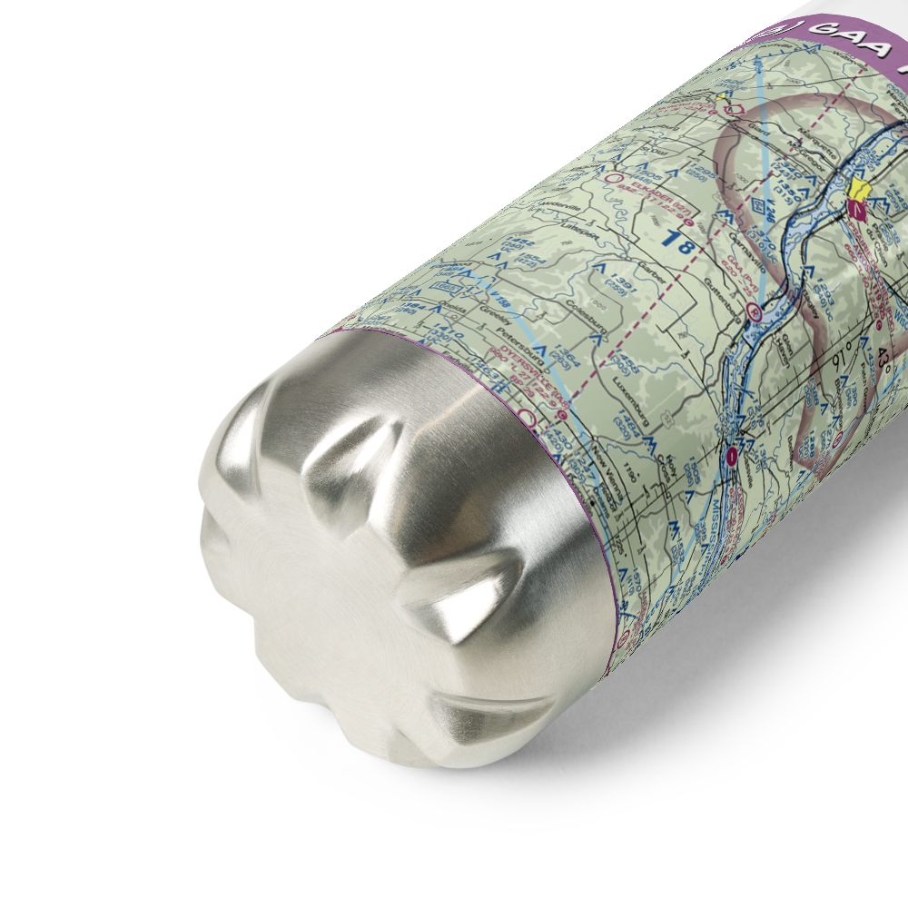 Gaa Private Airport (IA23) VFR Sectional Water Bottle 