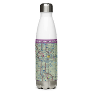 Dad's Field (IA33) VFR Sectional Water Bottle