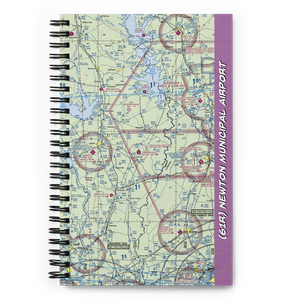 Newton Municipal Airport (61R) VFR Sectional Notebook
