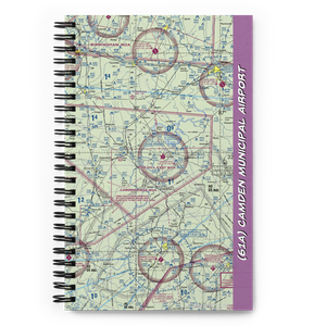 Camden Municipal Airport (61A) VFR Sectional Notebook