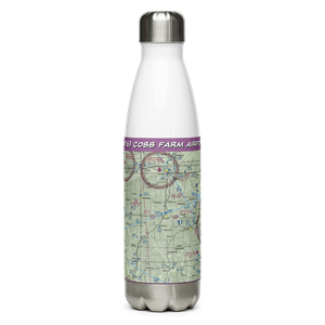 Cobb Farm Airport (IA76) VFR Sectional Water Bottle