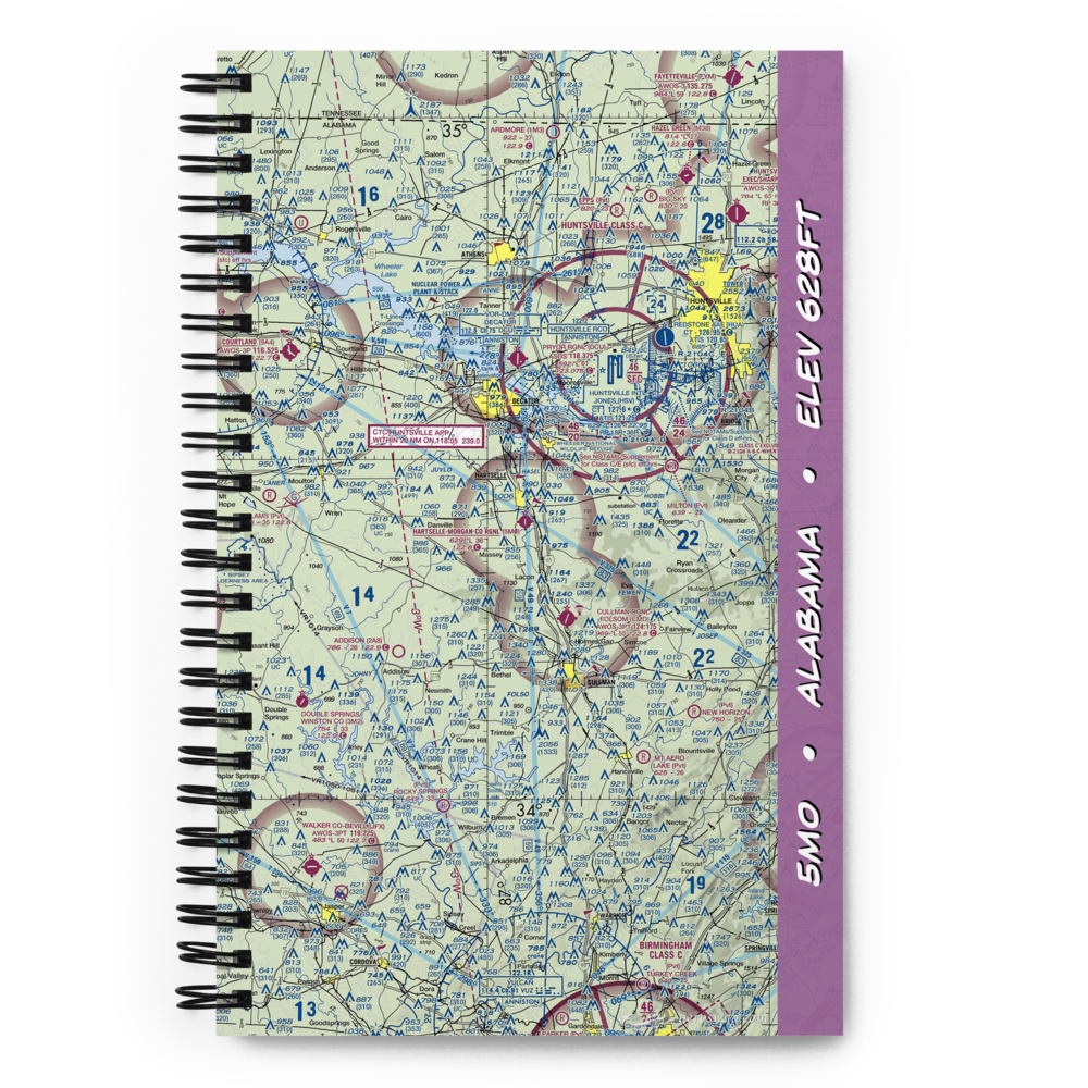 Hartselle-Morgan County Regional Airport (5M0) VFR Sectional Notebook 