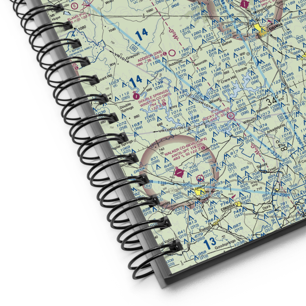 Hartselle-Morgan County Regional Airport (5M0) VFR Sectional Notebook 