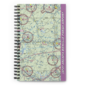 Arcadia Bienville Parish Airport (5F0) VFR Sectional Notebook