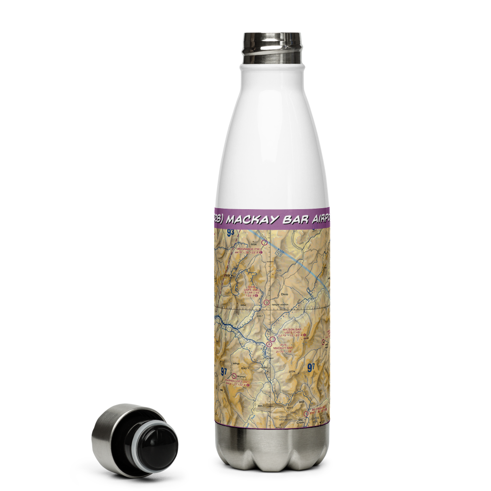 Mackay Bar Airport (ID28) VFR Sectional Water Bottle 