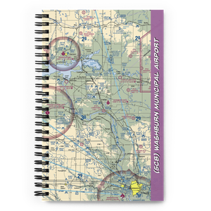 Washburn Municipal Airport (5C8) VFR Sectional Notebook