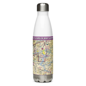 Carlin Bay Airport (ID43) VFR Sectional Water Bottle