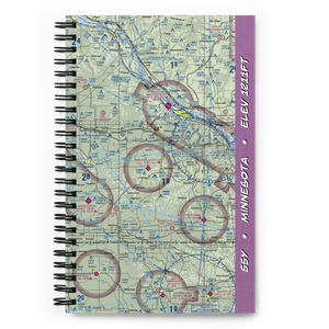 Rushford Municipal Airport - Robert W Bunke Field (55Y) VFR Sectional Notebook