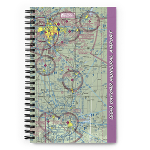 Oxford Municipal Airport (55K) VFR Sectional Notebook