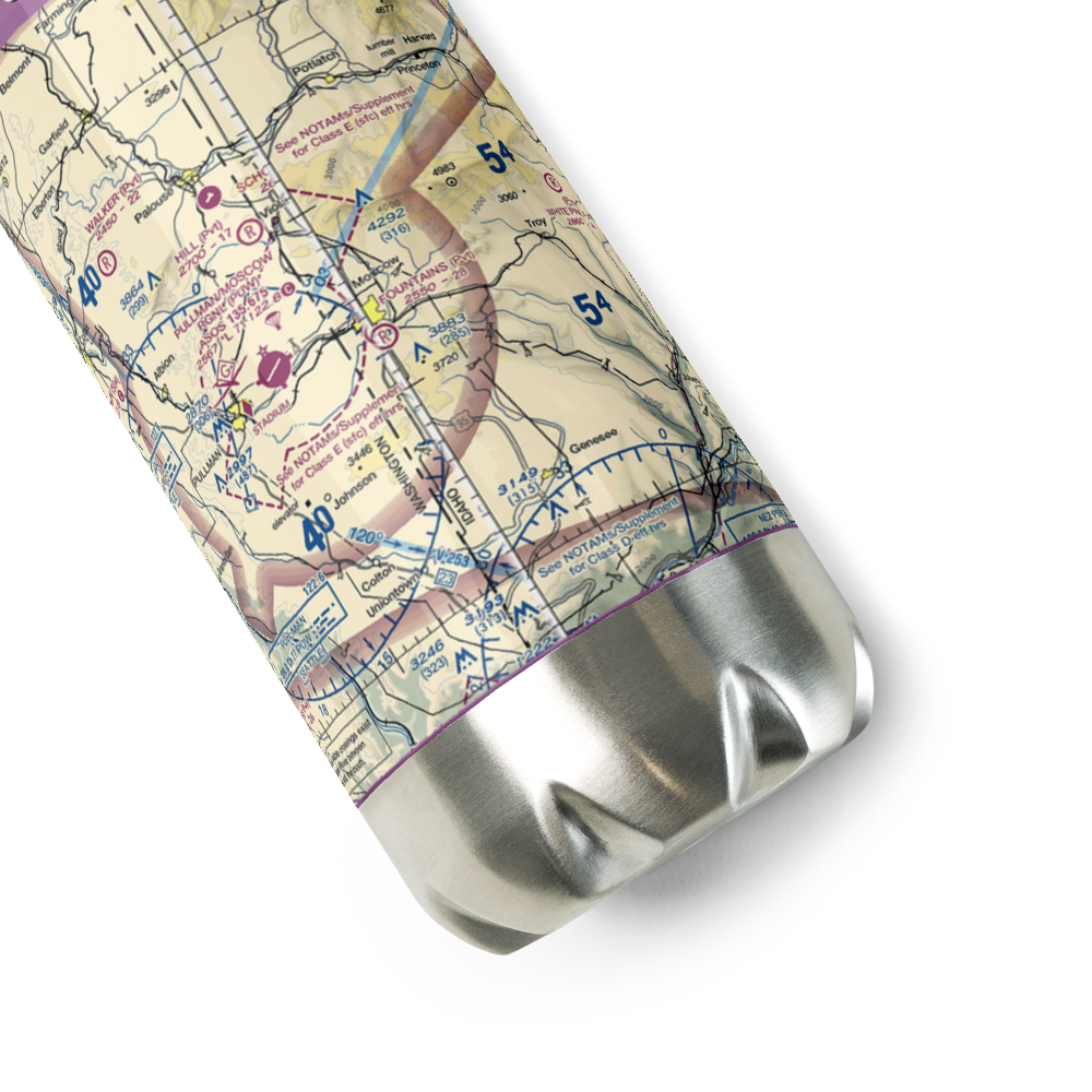 Fountains Airport (ID60) VFR Sectional Water Bottle 