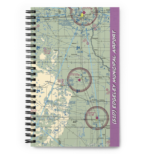 Edgeley Municipal Airport (51D) VFR Sectional Notebook