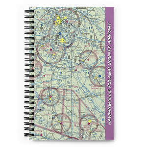 Hawkinsville Pulaski County Airport (51A) VFR Sectional Notebook
