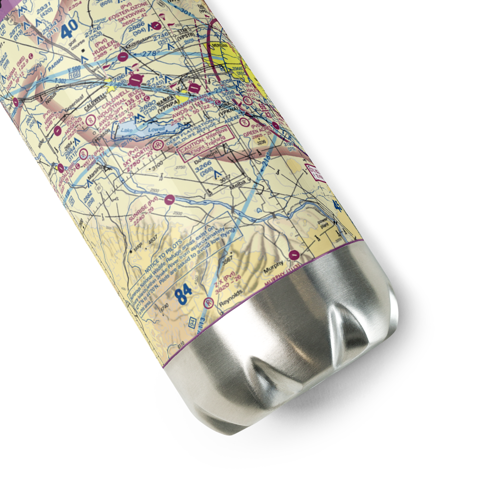 Sky Ranch South Airport (ID79) VFR Sectional Water Bottle 