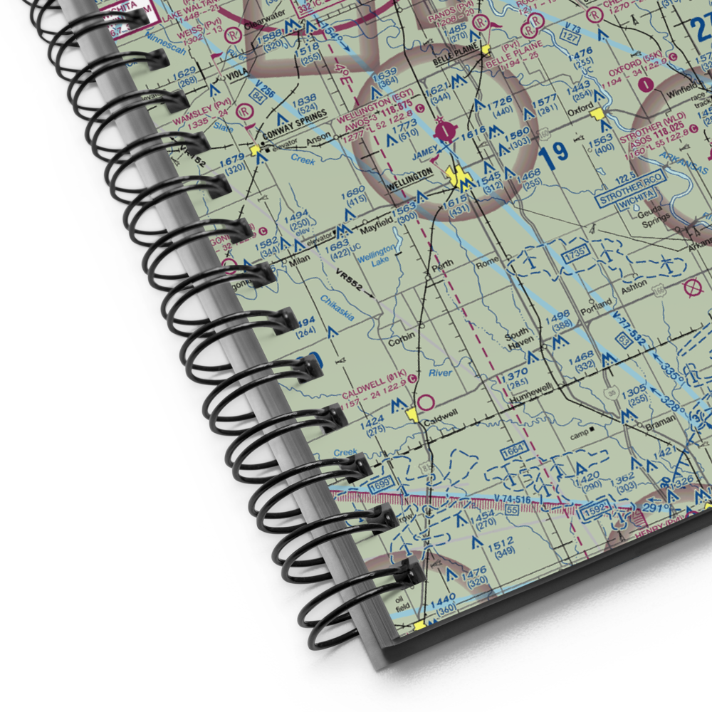 Cook Airfield Inc Airport (K50) VFR Sectional Notebook 