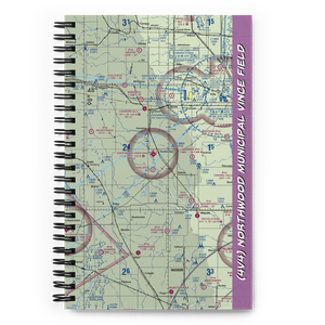 Northwood Municipal Vince Field (4V4) VFR Sectional Notebook
