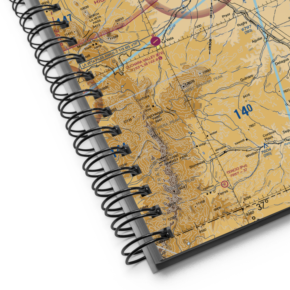 Spanish Peaks Airfield (4V1) VFR Sectional Notebook 