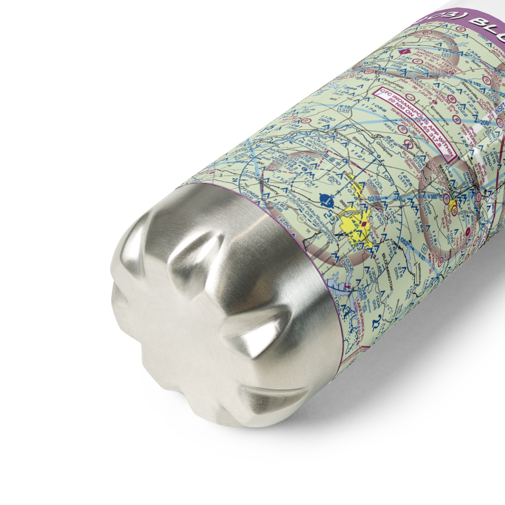 Bluebird Airport (IG03) VFR Sectional Water Bottle 