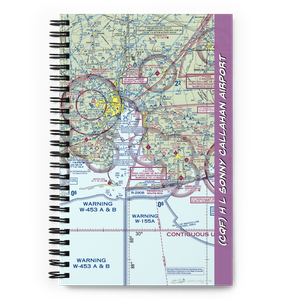 H L Sonny Callahan Airport (CQF) VFR Sectional Notebook