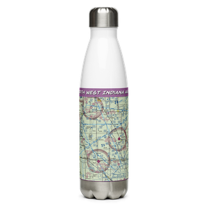 North West Indiana Air Airport (II04) VFR Sectional Water Bottle